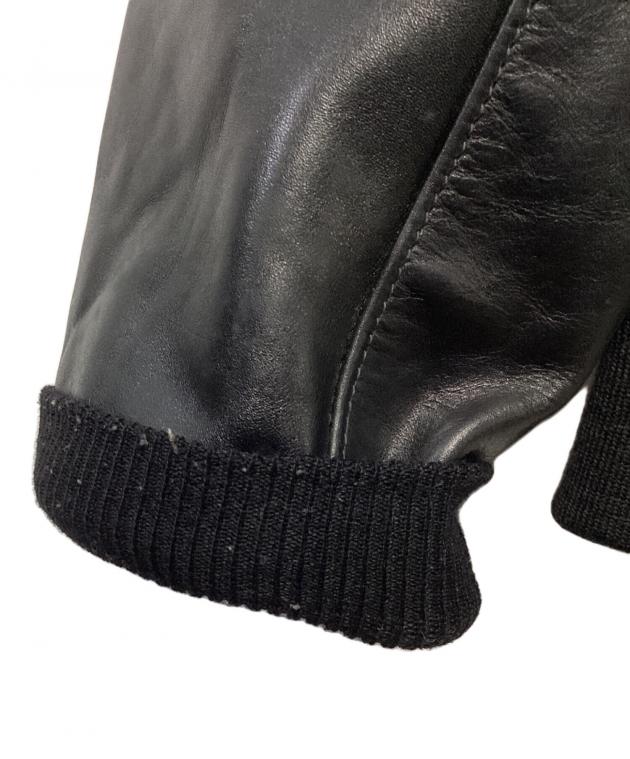 中古・古着通販】VANSON (バンソン) レザージャケット ブラック サイズ