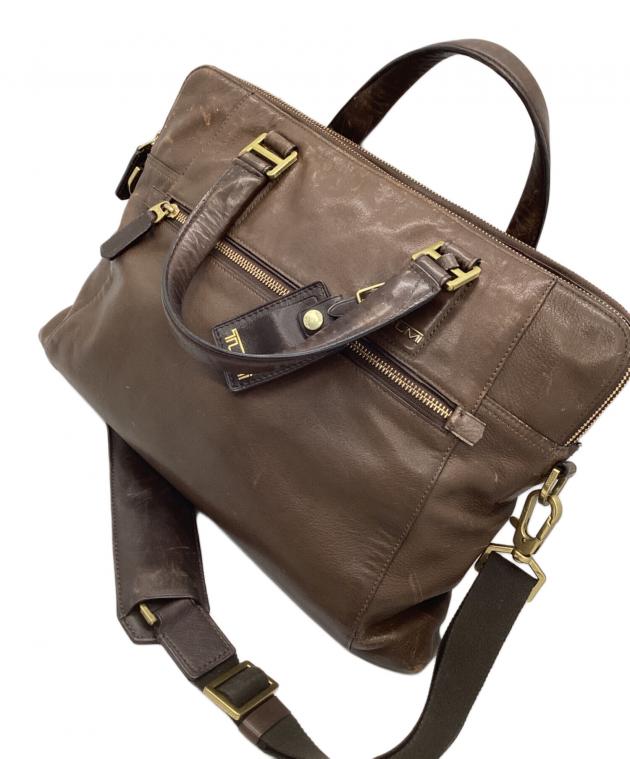 TUMI ブラウン ショルダーバッグ 中古・古着通販】TUMI (トゥミ) ショルダーバッグ ブラウン｜ブランド