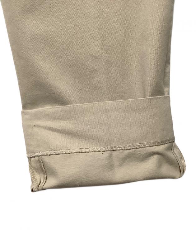 COMOLI コモリ　ベージュパンツ　汚れあり　格安 中古・古着通販】COMOLI (コモリ) ポストワークツイルパンツ ベージュ