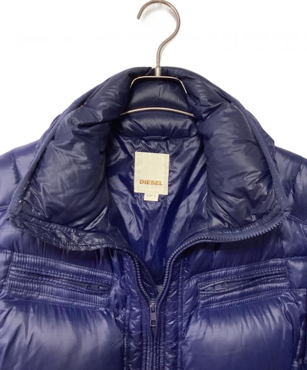 DIESEL（ディーゼル）ダウンジャケット/L/ネイビー 中古・古着通販】DIESEL (ディーゼル) ダウンジャケット ネイビー