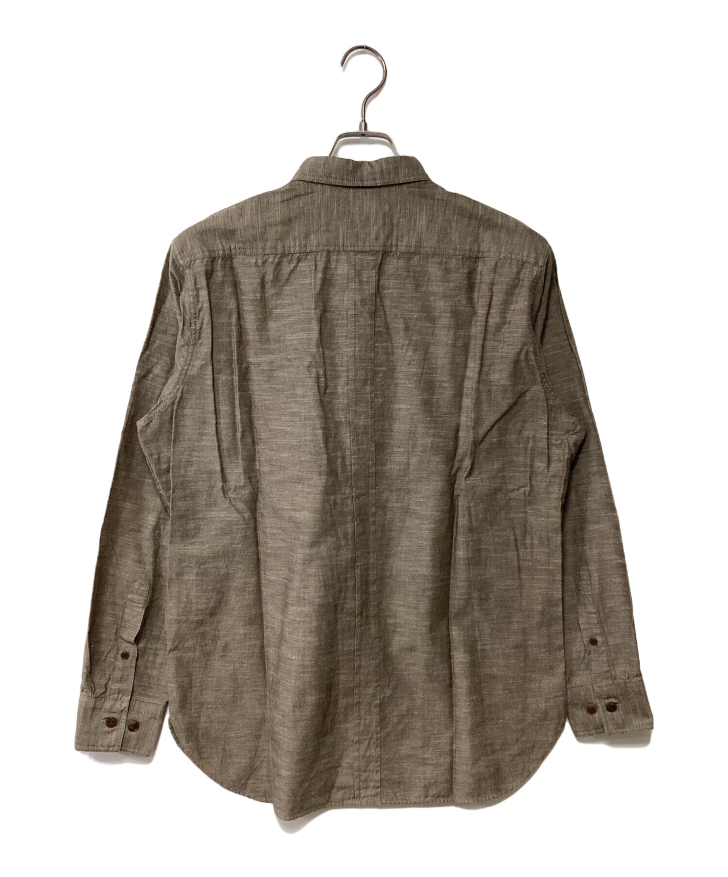 【美品】バーバリーロンドン　大きいサイズ長袖シャツ　黒　46 13号 15号　L 中古・古着通販】BURBERRY LONDON (バーバリーロンドン) 長袖シャツ