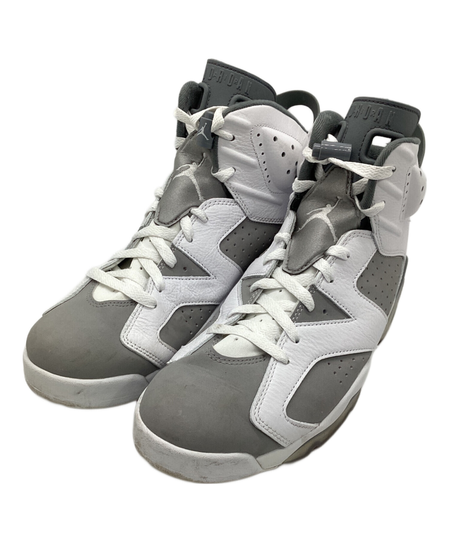 中古・古着通販】NIKE (ナイキ) AIR JORDAN 6 RETRO ホワイト×グレー 
