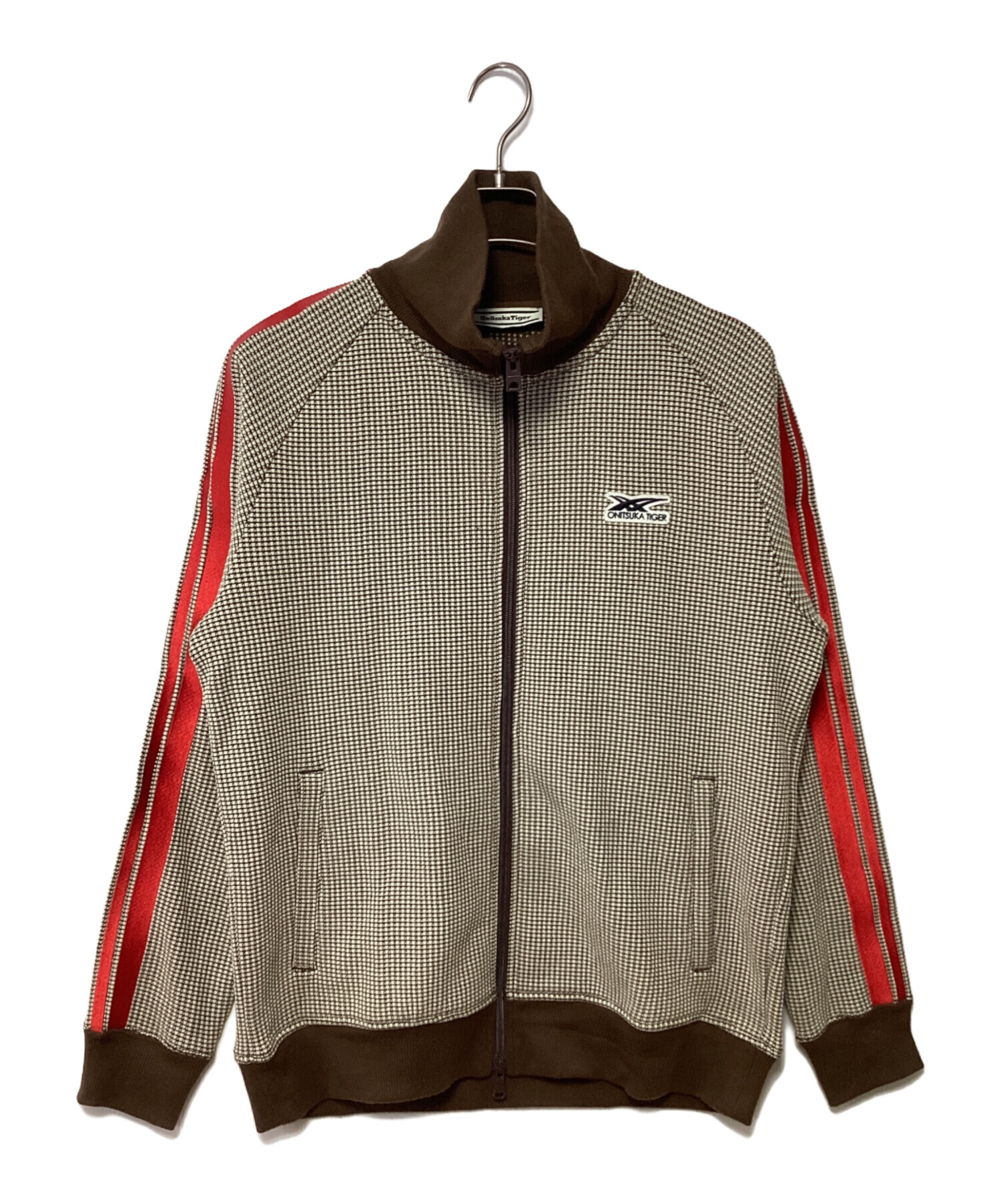 レア　和柄　オニツカタイガー　トラックジャケット 90s オニツカタイガー トラックジャケット ジャージ ジップアップ 和柄