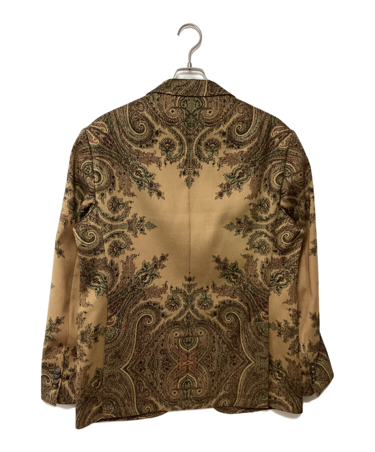 中古・古着通販】ETRO (エトロ) テーラードジャケット ベージュ サイズ 中古・古着通販】ETRO (エトロ) テーラードジャケット ベージュ サイズ
