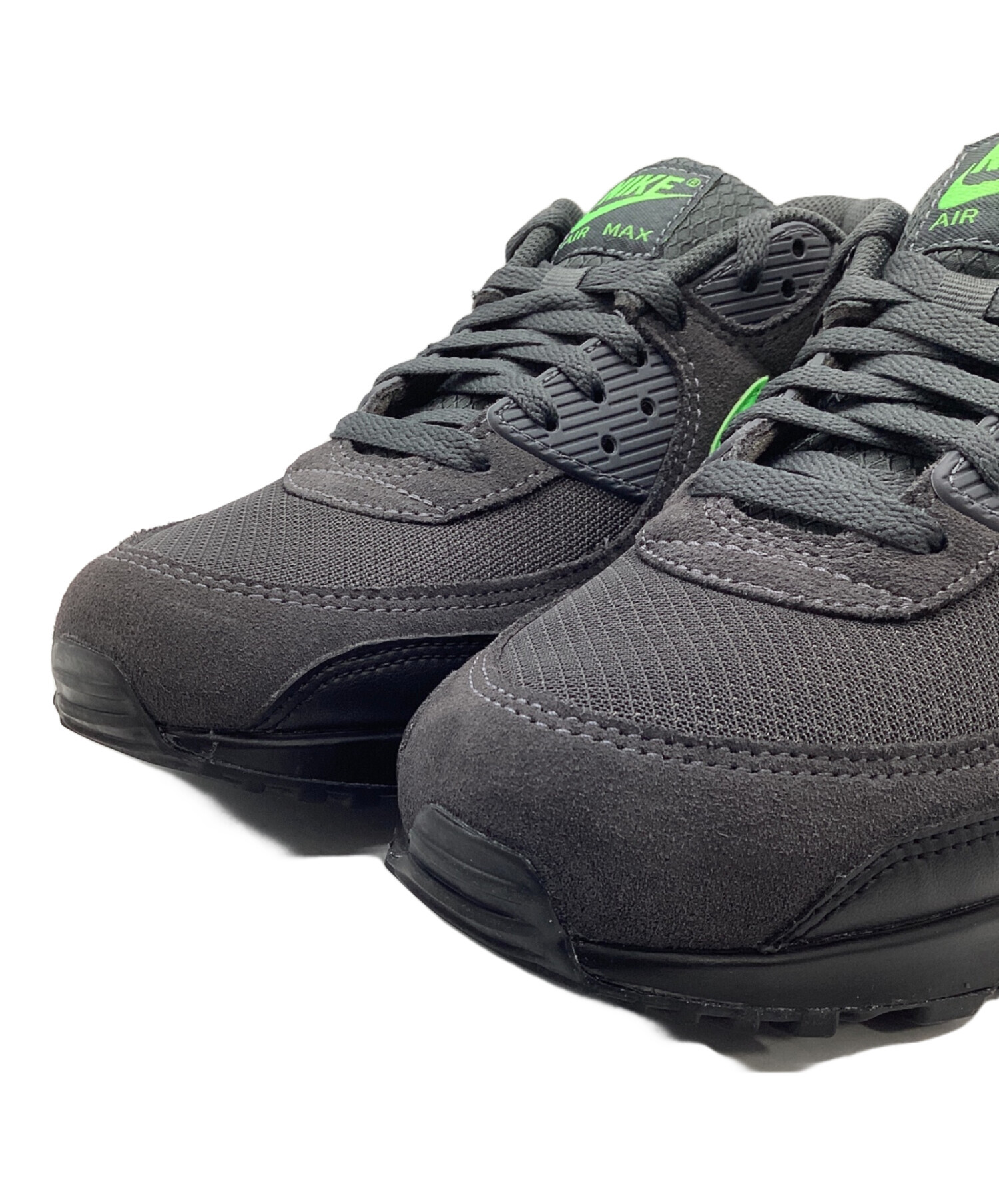 中古・古着通販】NIKE (ナイキ) AIR MAX 90 ブラック×グリーン サイズ 