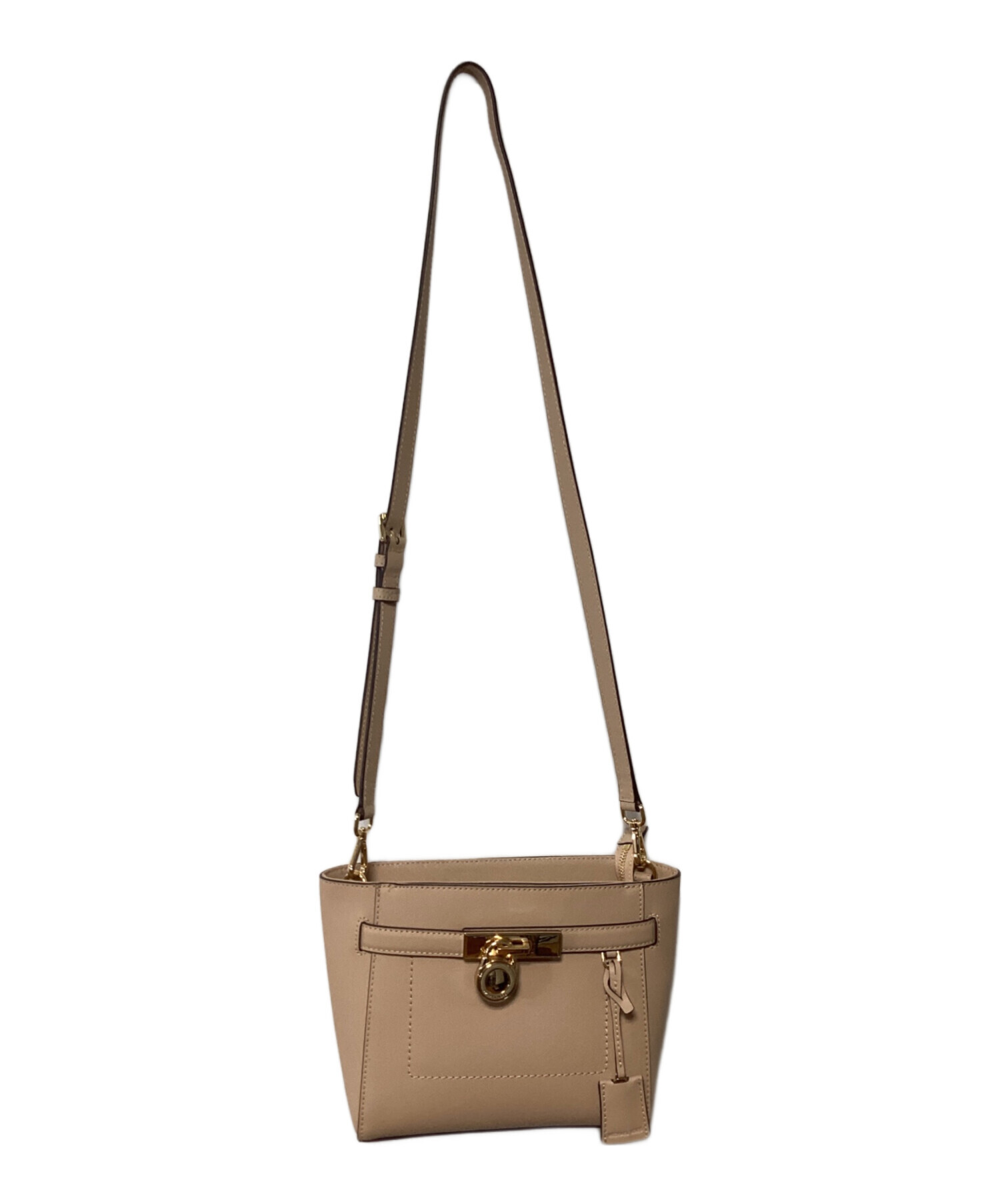 マイケルコースショルダーバッグ　ベージュ 中古・古着通販】MICHAEL KORS (マイケル・コース) ショルダーバッグ