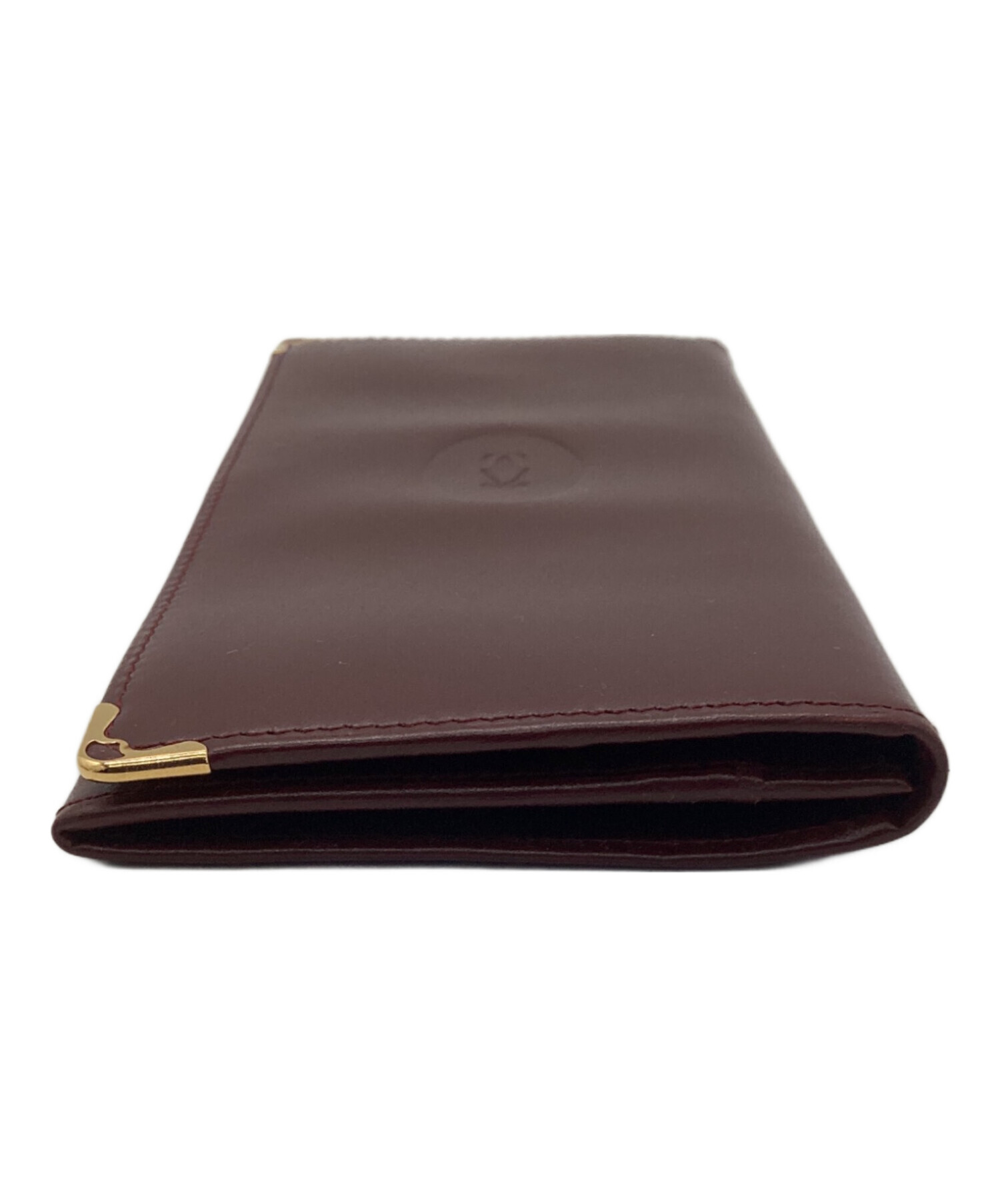 中古・古着通販】Cartier (カルティエ) 長財布 ボルドー｜ブランド