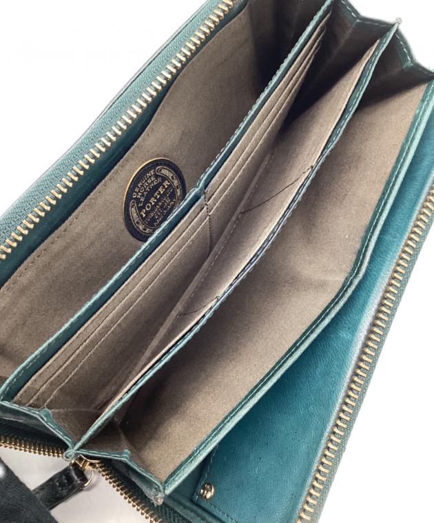 【未使用品】PORTER WALL 長財布 グリーン 中古・古着通販】PORTER (ポーター) ロングウォレット グリーン