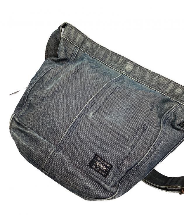 中古・古着通販】PORTER (ポーター) ショルダーバッグ インディゴ