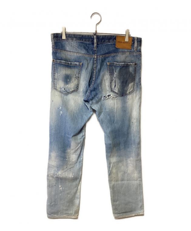 中古・古着通販】DSQUARED2 (ディースクエアード) ダメージ加工デニム 