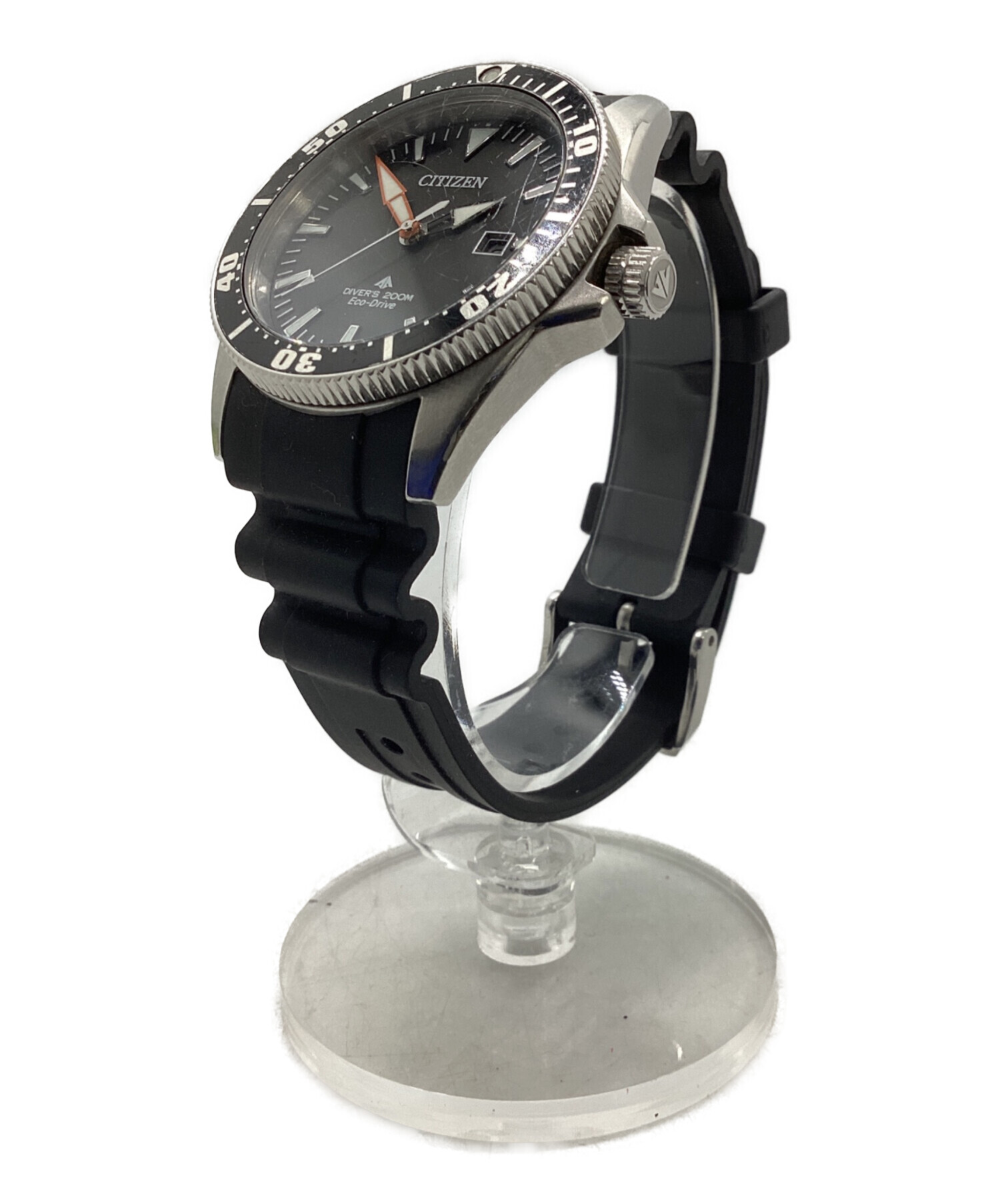 カッティングダイ(中古品) 619 中古・古着通販】CITIZEN (シチズン) ダイバーズウォッチ ブラック
