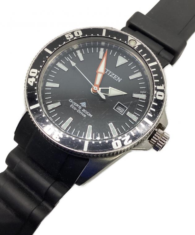 中古・古着通販】CITIZEN (シチズン) ダイバーズウォッチ ブラック