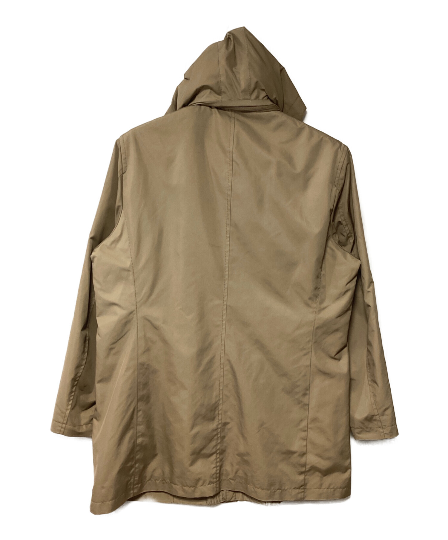 中古・古着通販】DAKS (ダックス) フーデッドコート ベージュ サイズ:S