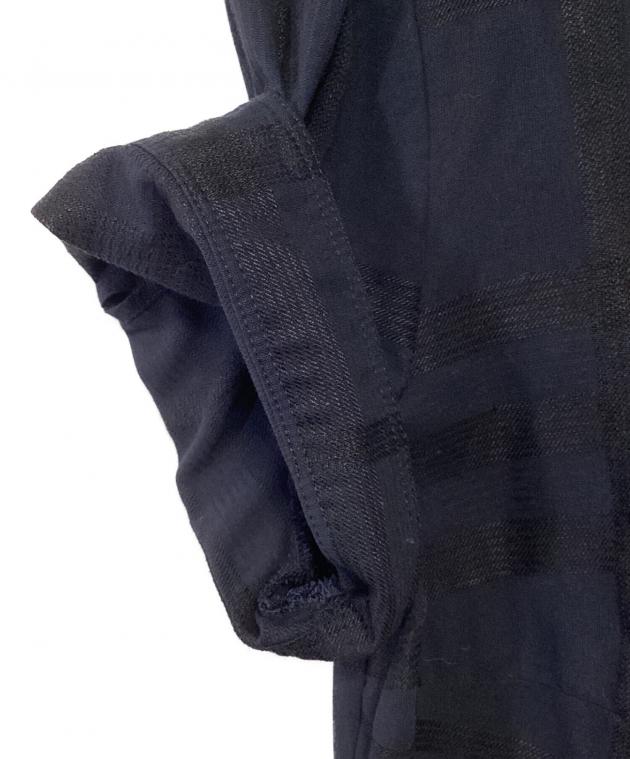 中古・古着通販】BURBERRY (バーバリー) 半袖ワンピース ネイビー