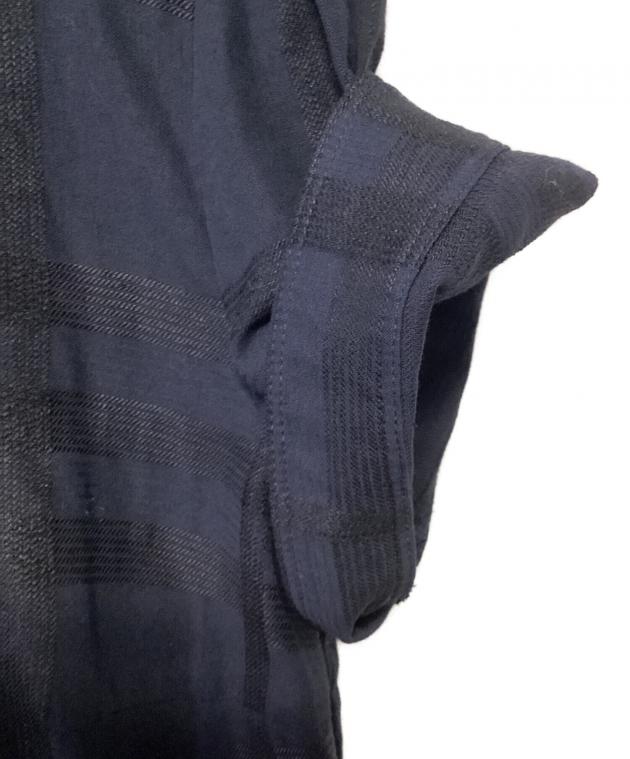 中古・古着通販】BURBERRY (バーバリー) 半袖ワンピース ネイビー
