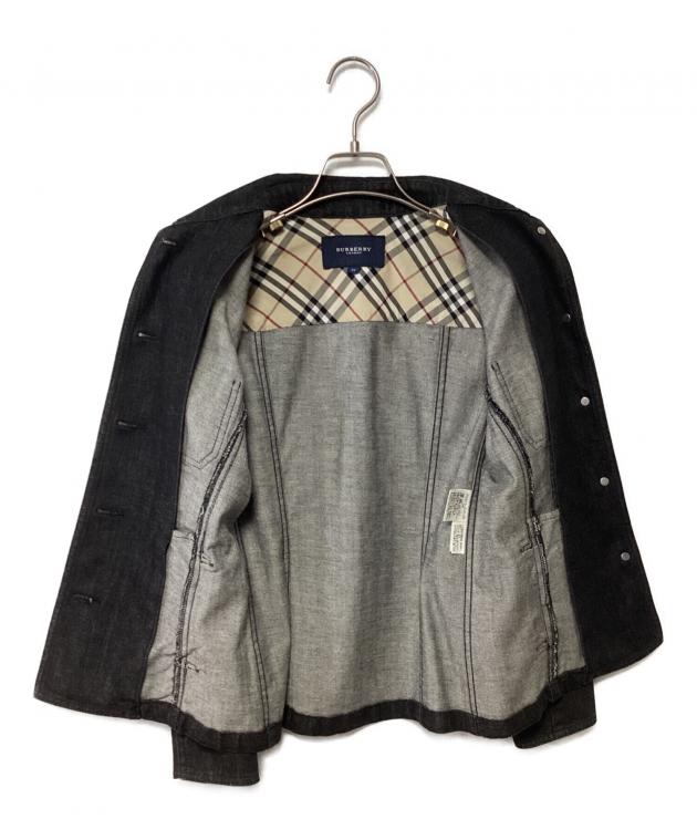 中古・古着通販】BURBERRY (バーバリー) デニムジャケット ブラック