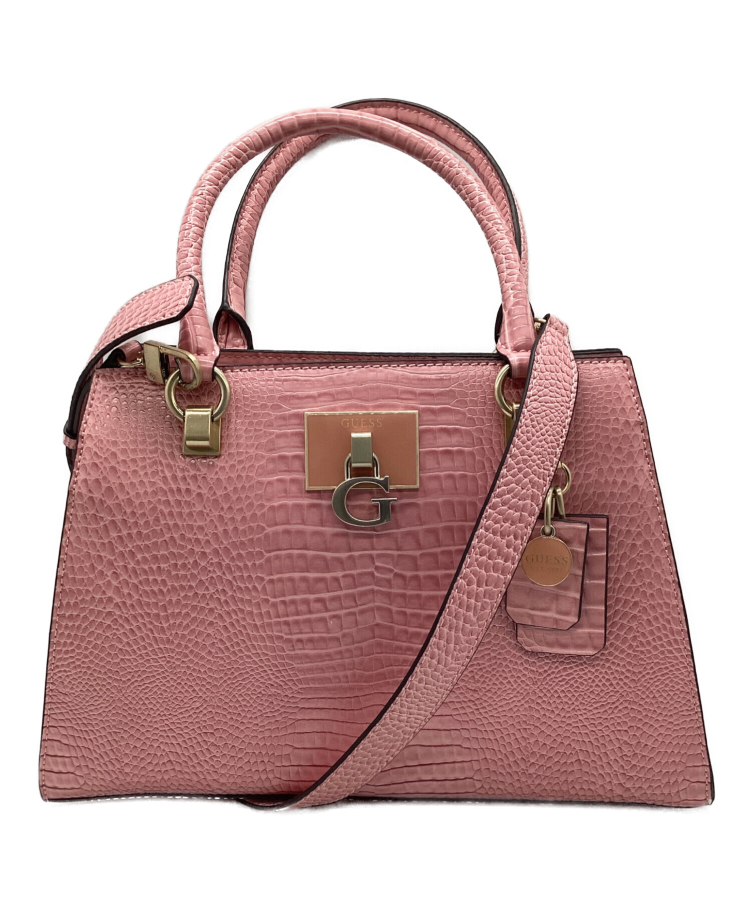 中古・古着通販】GUESS (ゲス) 2WAYショルダーバッグ ピンク｜ブランド 