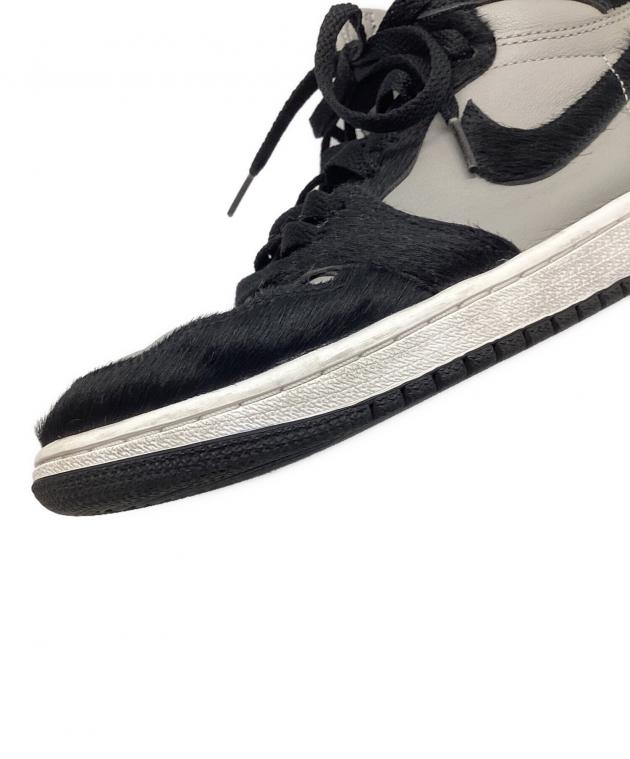 中古・古着通販】NIKE (ナイキ) AIR JORDAN 1 RETRO HIGH OG ブラック