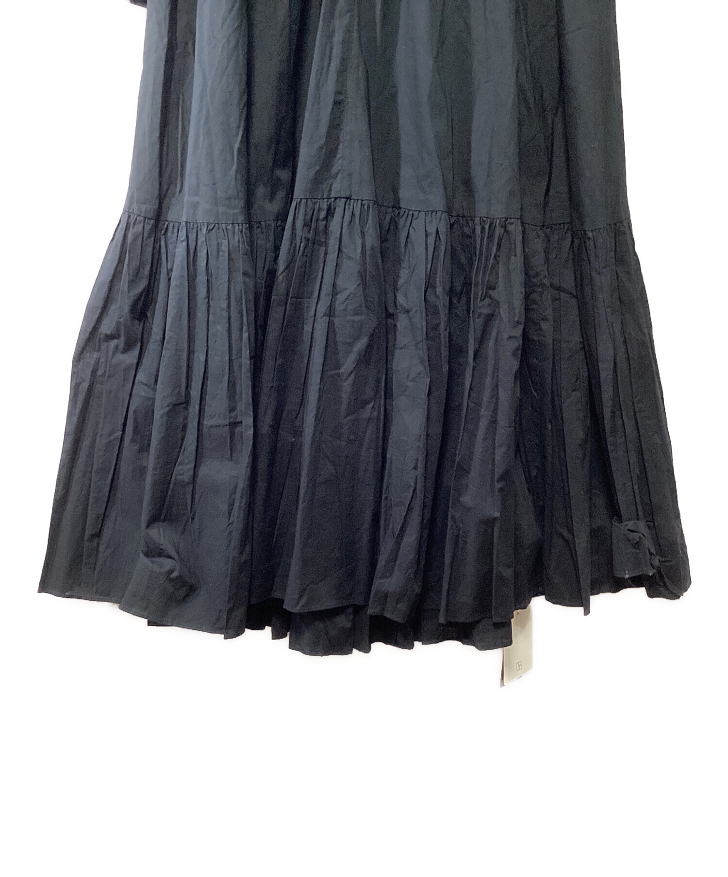 中古・古着通販】Plage (プラージュ) 長袖ワンピース ブラック サイズ