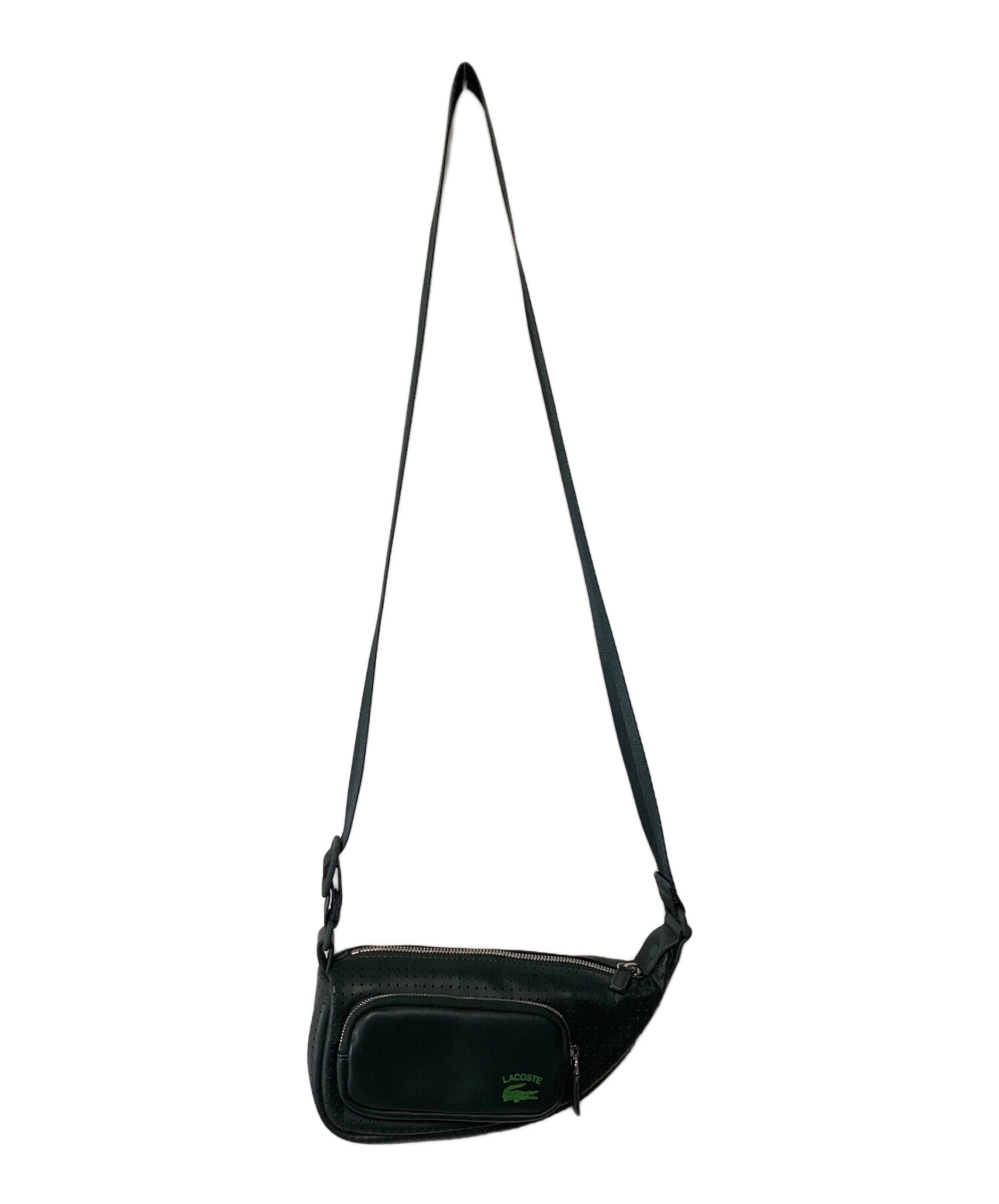 中古・古着通販】LACOSTE (ラコステ) アルガハーフムーンバッグ ダーク 