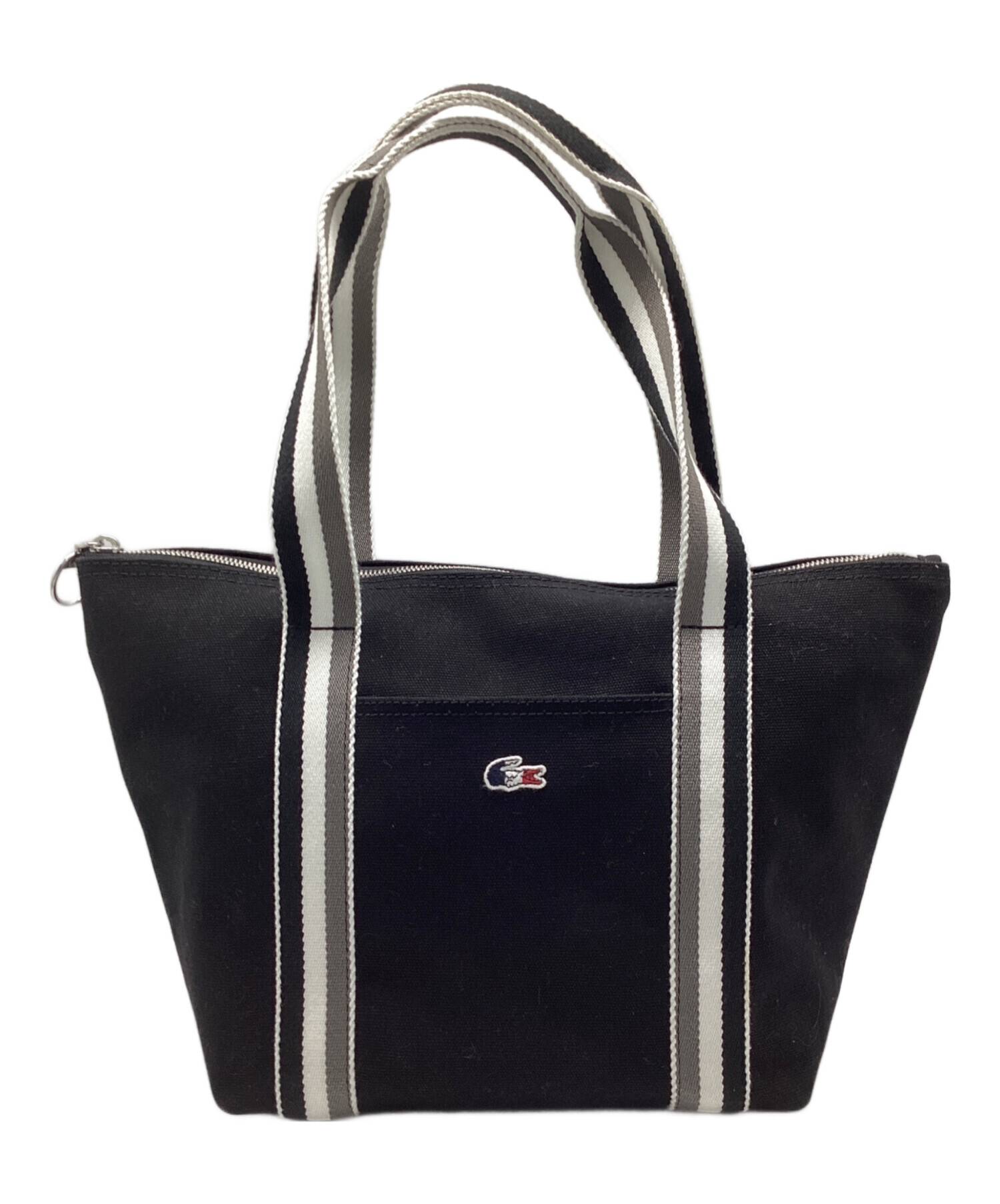 中古・古着通販】LACOSTE (ラコステ) ハンドバッグ ブラック｜ブランド 