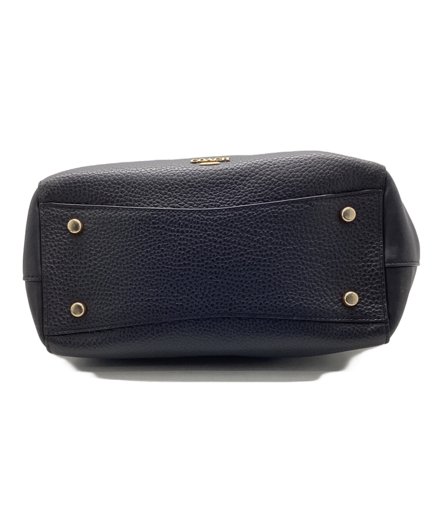 中古・古着通販】COACH (コーチ) 2WAYバッグ ネイビー｜ブランド・古着