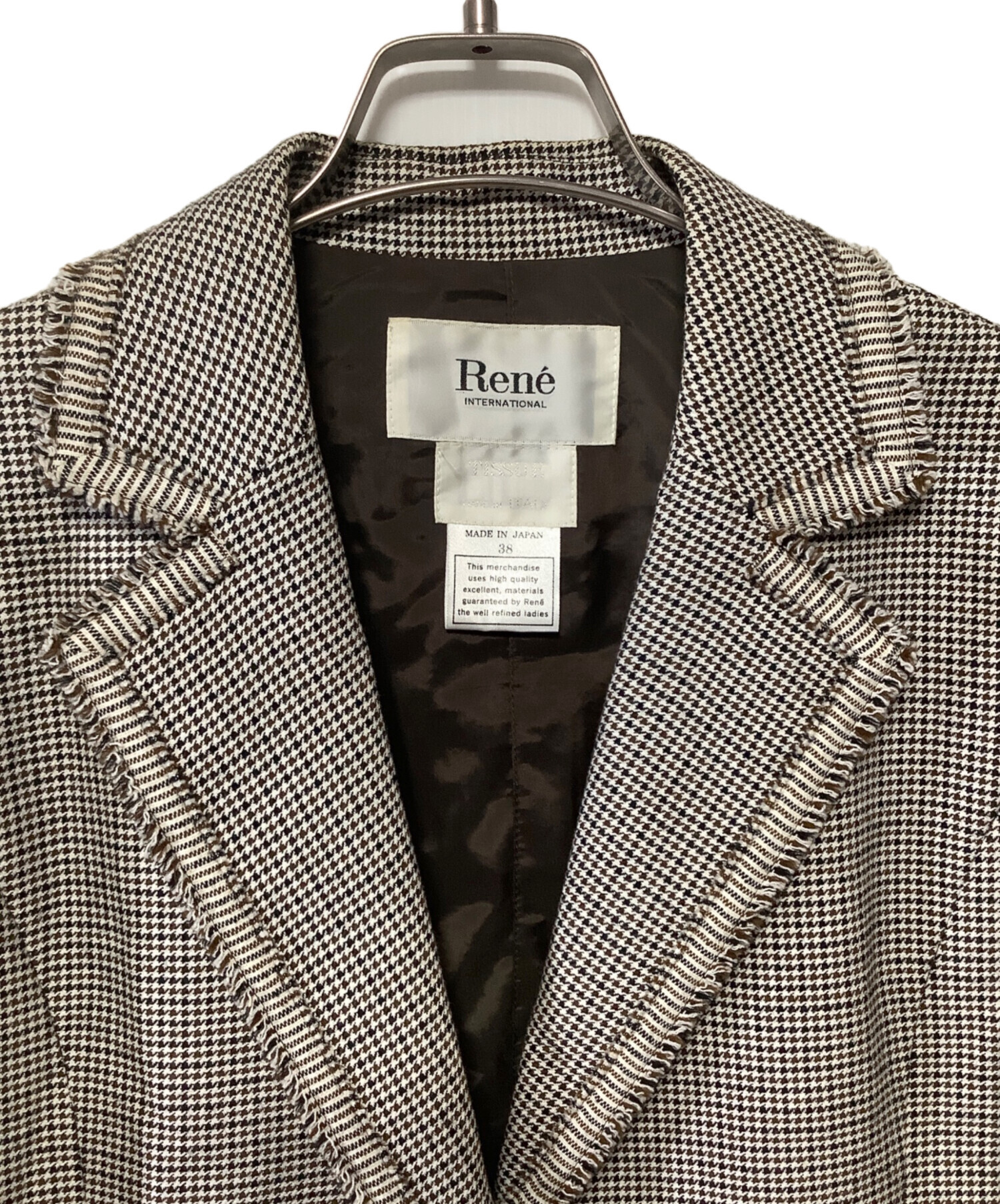 Rene basic ジャケット 中古・古着通販】Rene (ルネ) ジャケット グレー サイズ:38｜ブランド