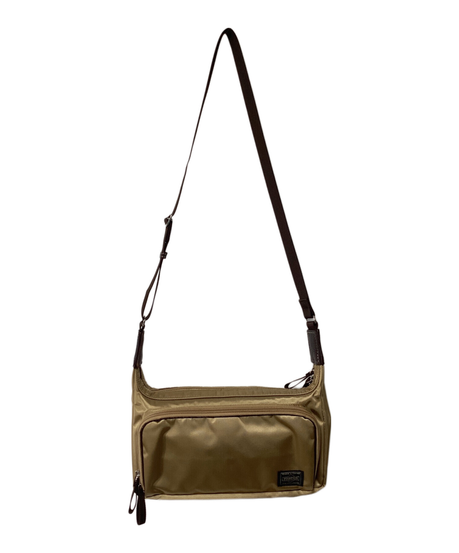 中古・古着通販】PORTER (ポーター) ショルダーバッグ ベージュ 