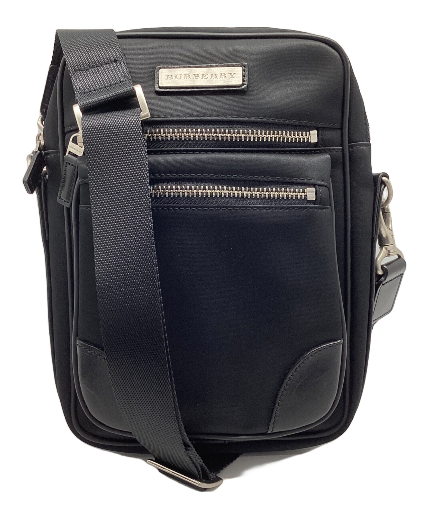 中古・古着通販】BURBERRY (バーバリー) ショルダーバッグ ブラック 