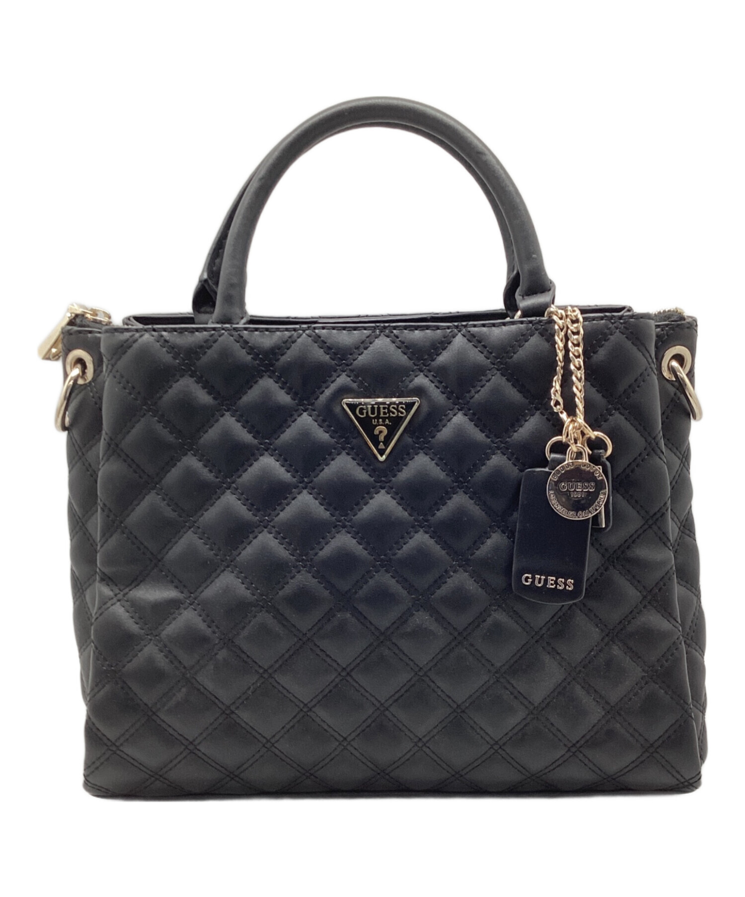 中古・古着通販】GUESS (ゲス) ショルダーバッグ ブラック｜ブランド 