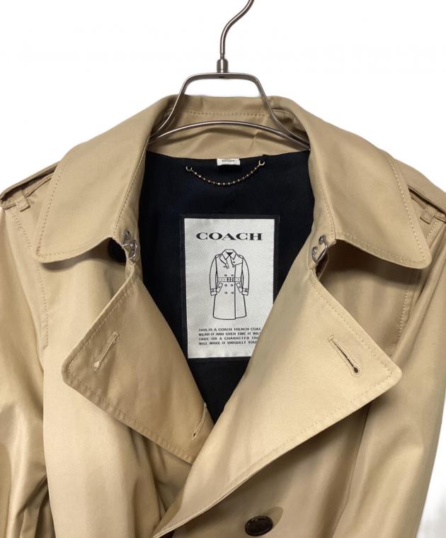 中古・古着通販】COACH (コーチ) トレンチコート ベージュ サイズ:US 6