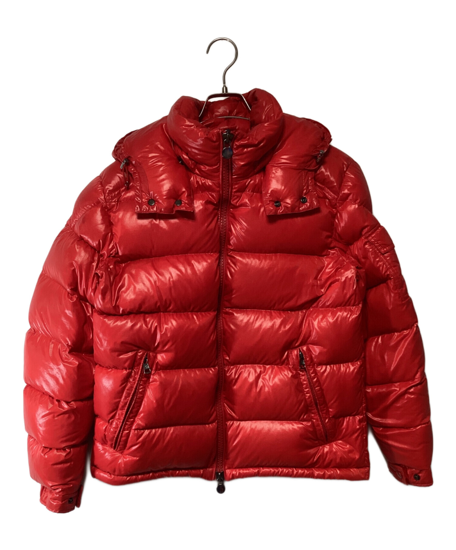 中古・古着通販】MONCLER (モンクレール) ダウンジャケット レッド