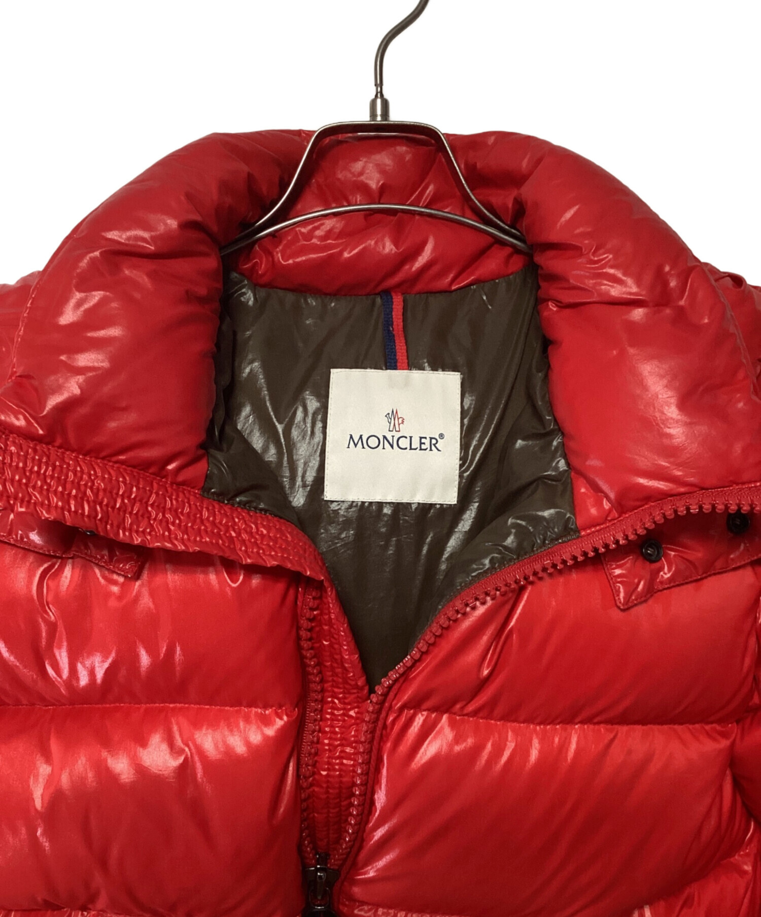中古・古着通販】MONCLER (モンクレール) ダウンジャケット レッド