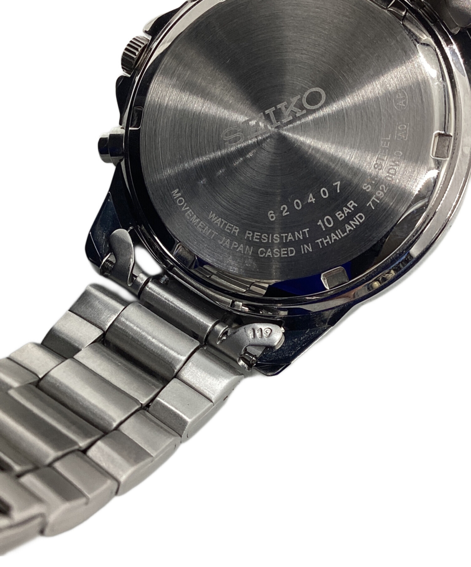 中古・古着通販】SEIKO (セイコー) クロノグラフ レッド｜ブランド
