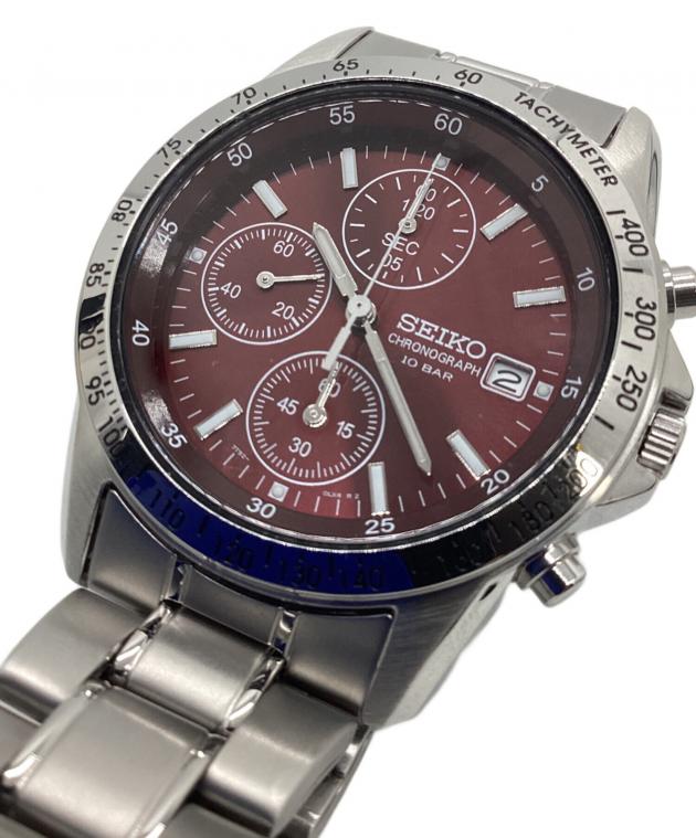 中古・古着通販】SEIKO (セイコー) クロノグラフ レッド｜ブランド