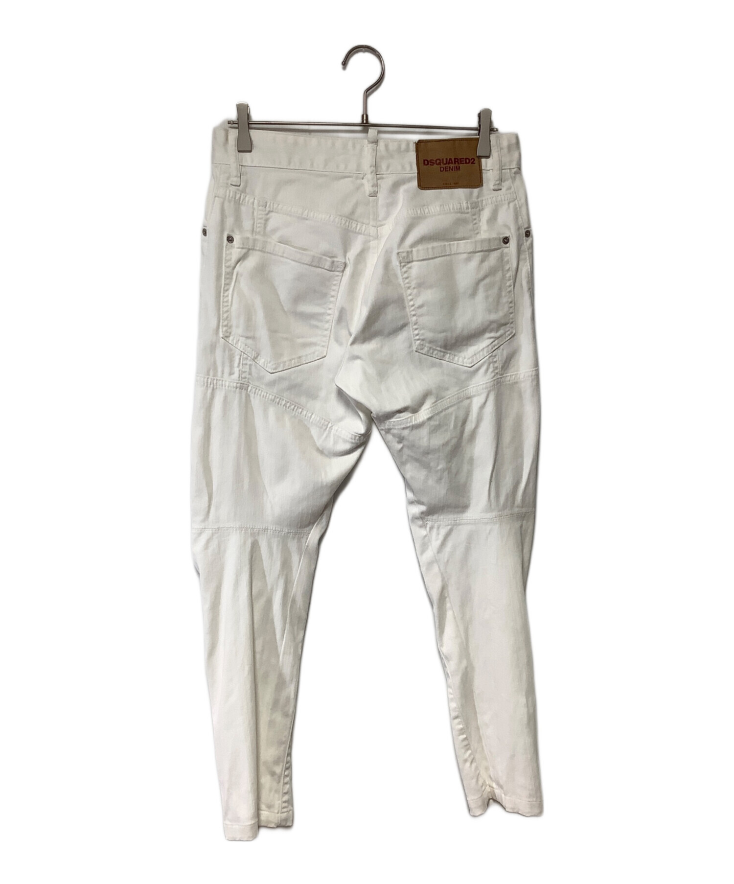 ディースクエアード ホワイトデニム　48 中古・古着通販】DSQUARED2 (ディースクエアード) ジーンズ ホワイト