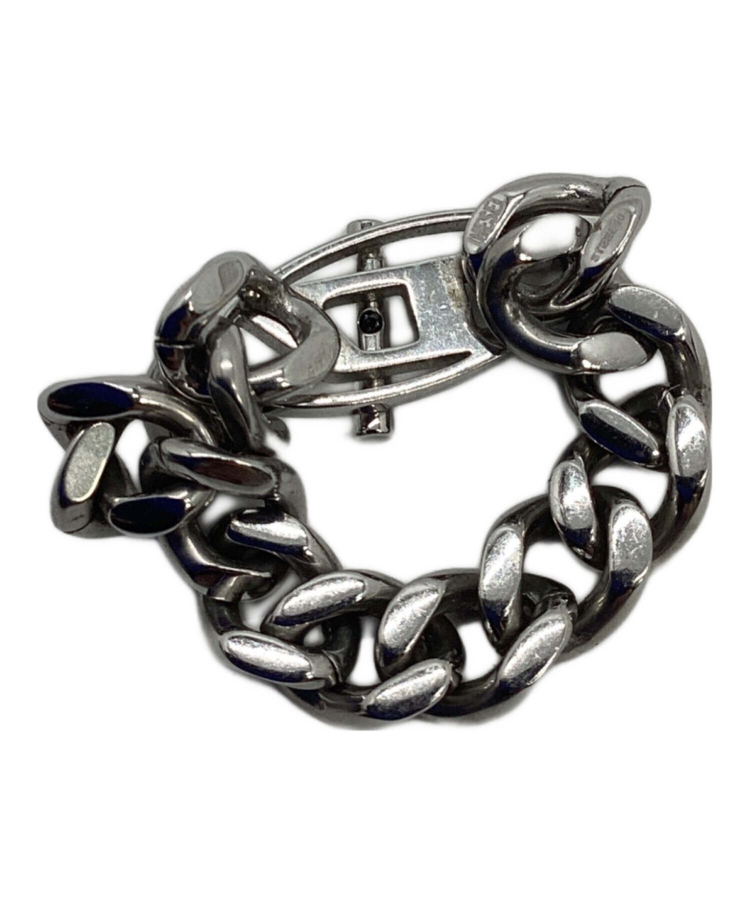 中古・古着通販】DIESEL (ディーゼル) チェーンリング シルバーカラー