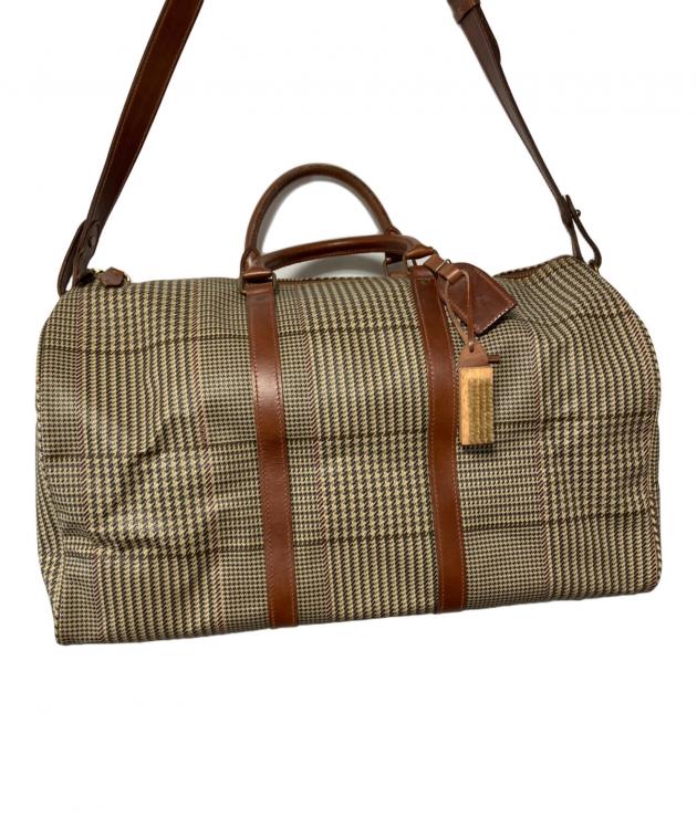 希少品　ポロラルフローレン　ボストンバッグ　2way　PVC　ブラウン 中古・古着通販】POLO RALPH LAUREN (ポロ・ラルフローレン) 2WAY