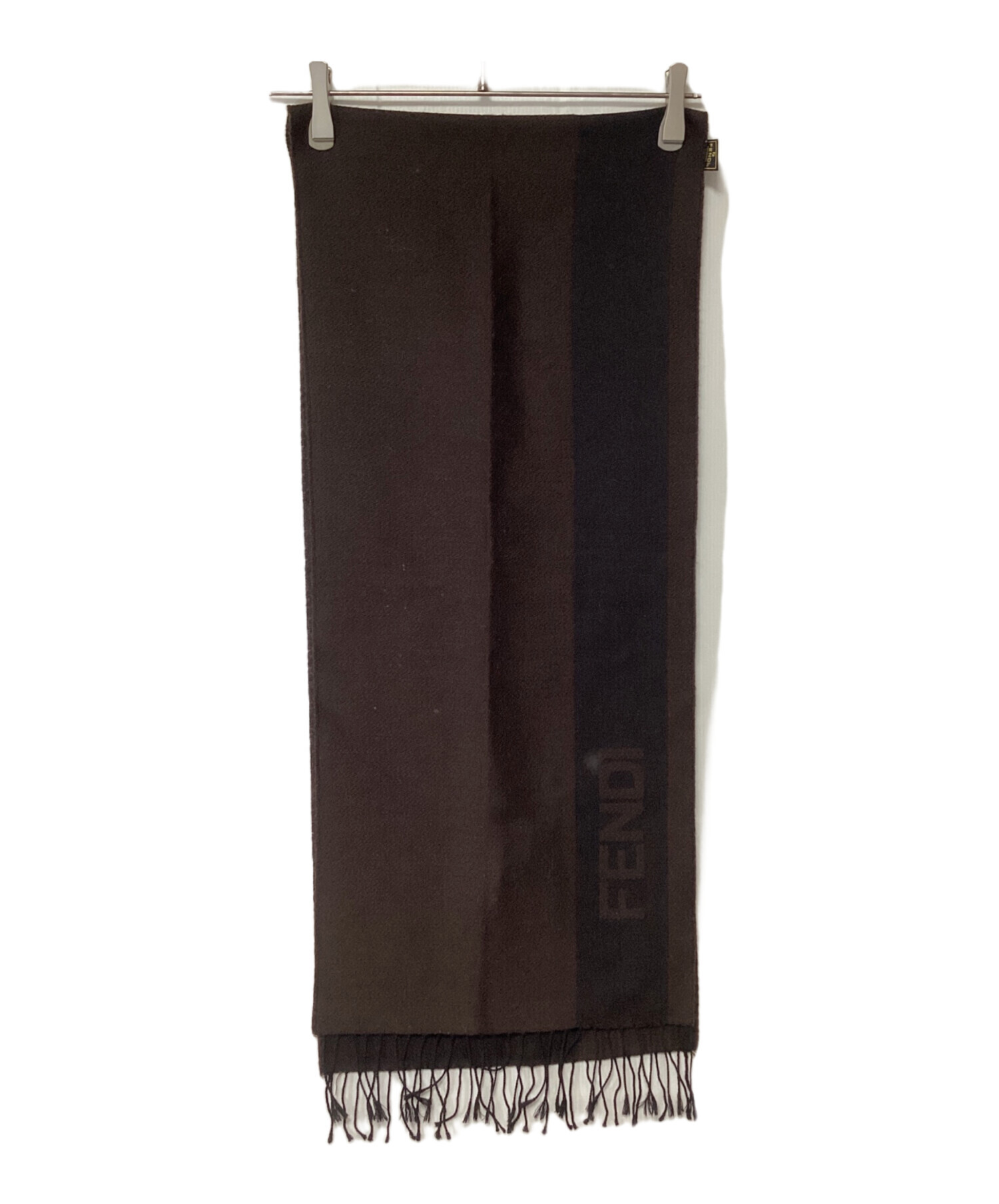 中古・古着通販】FENDI (フェンディ) マフラー ブラウン×ブラック