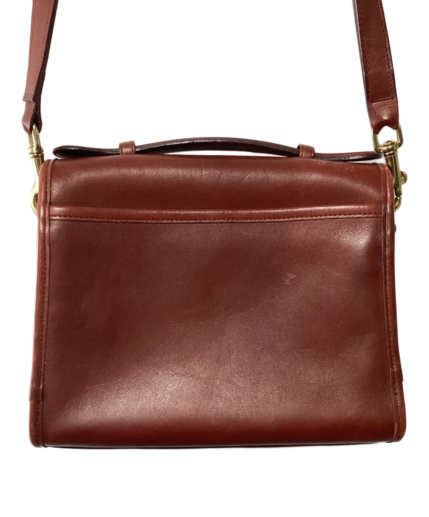 中古・古着通販】COACH (コーチ) ショルダーバッグ ボルドー｜ブランド