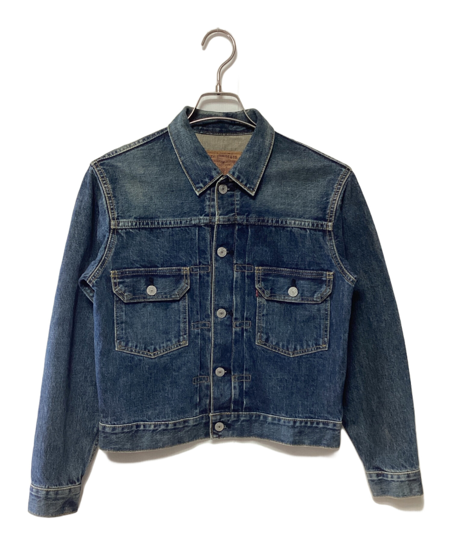 中古・古着通販】LEVI'S (リーバイス) 2nd復刻デニムジャケット ブルー