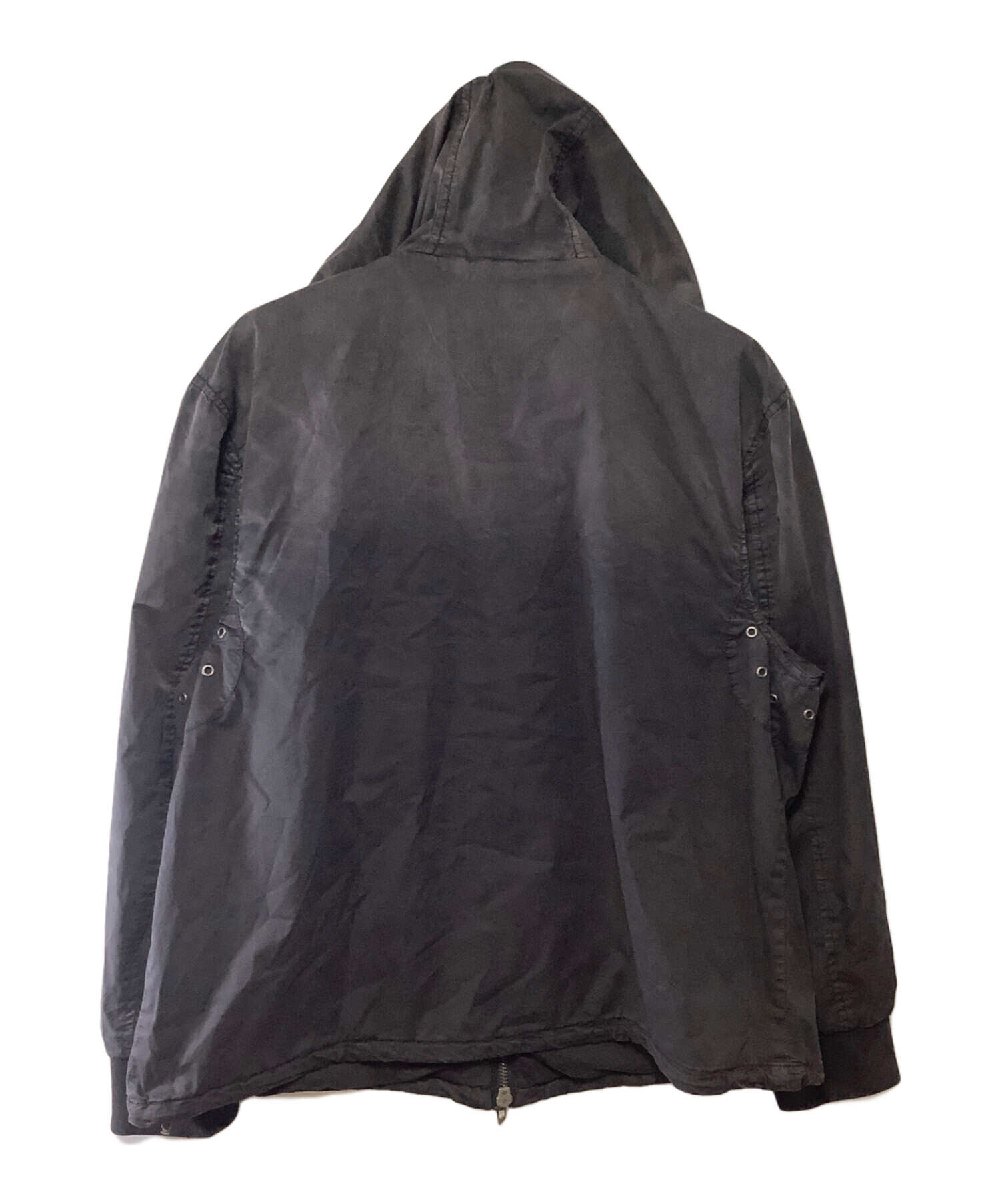 【DIESEL ディーゼル 総柄フードジャケット サイズ46】 中古・古着通販】DIESEL (ディーゼル) フード付ジャケット グレー