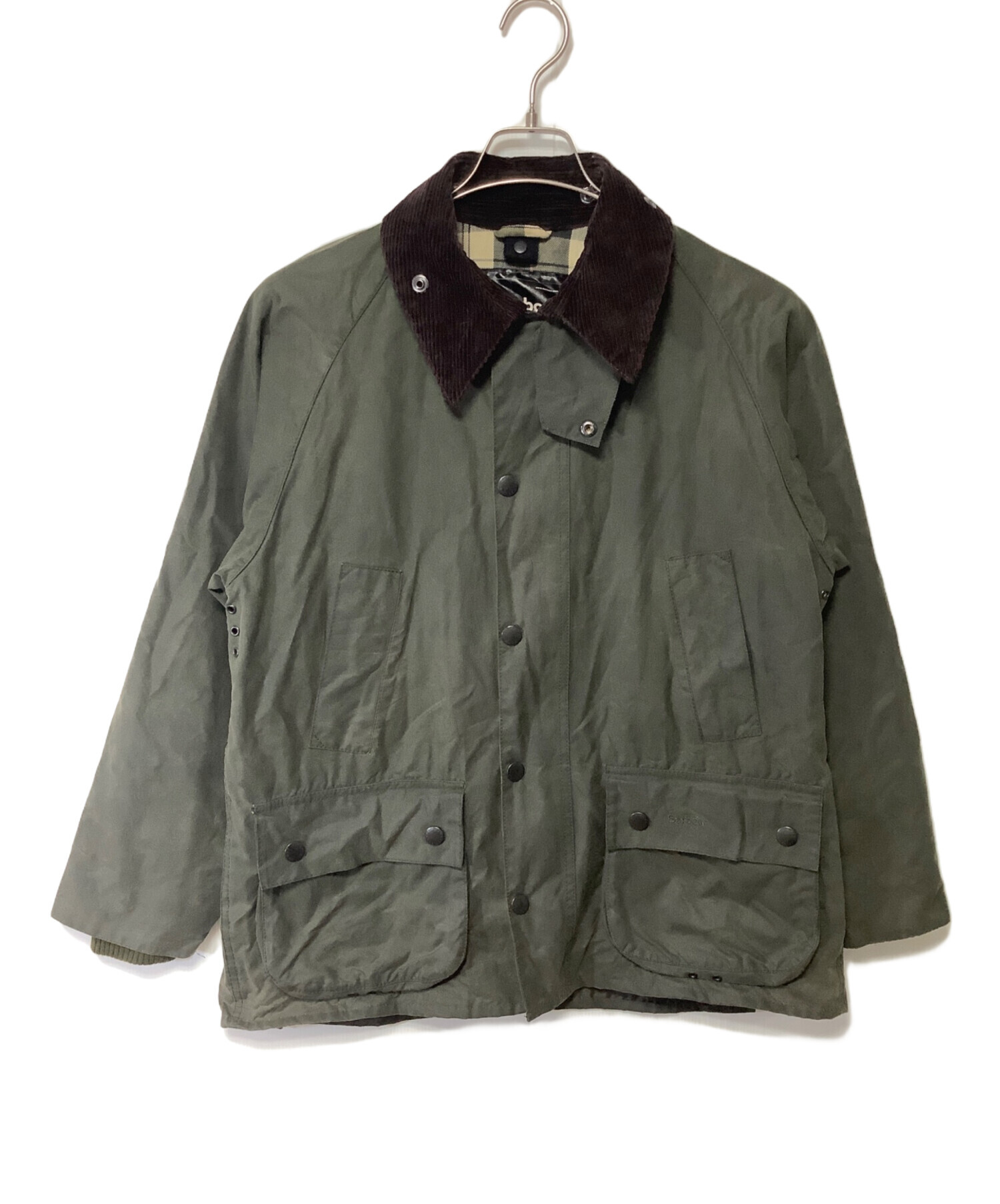 M*T様 バブアー　ビデイル　C38\97cm グリーン　純正インナー付 中古・古着通販】Barbour (バブアー) ビデイルスリムフィットオイルド