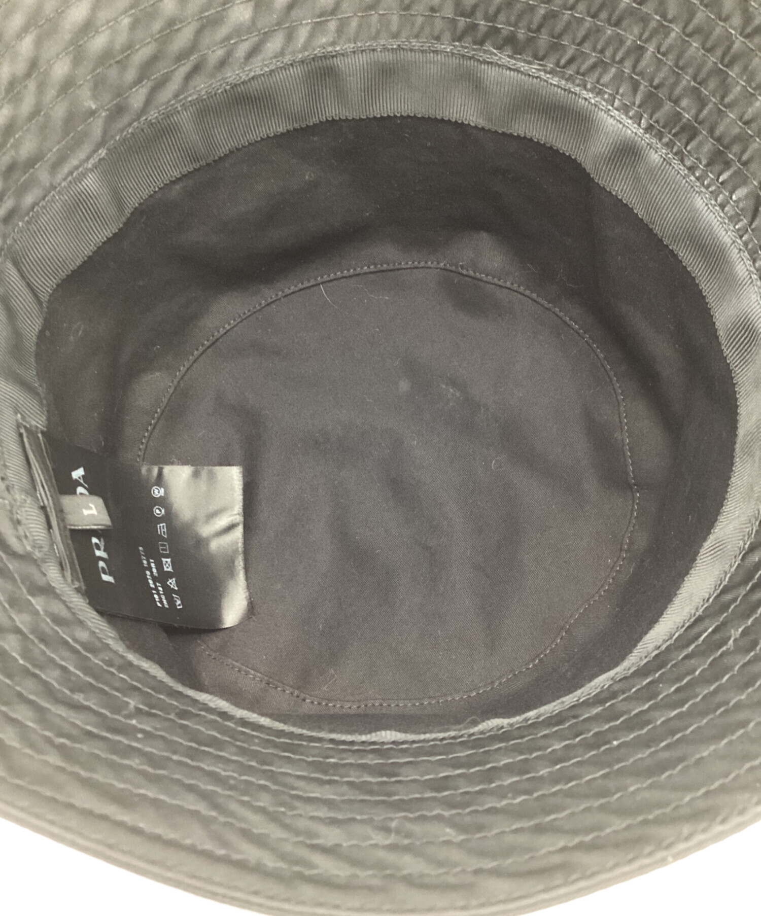中古・古着通販】PRADA (プラダ) Re-Nylon バケットハット ブラック