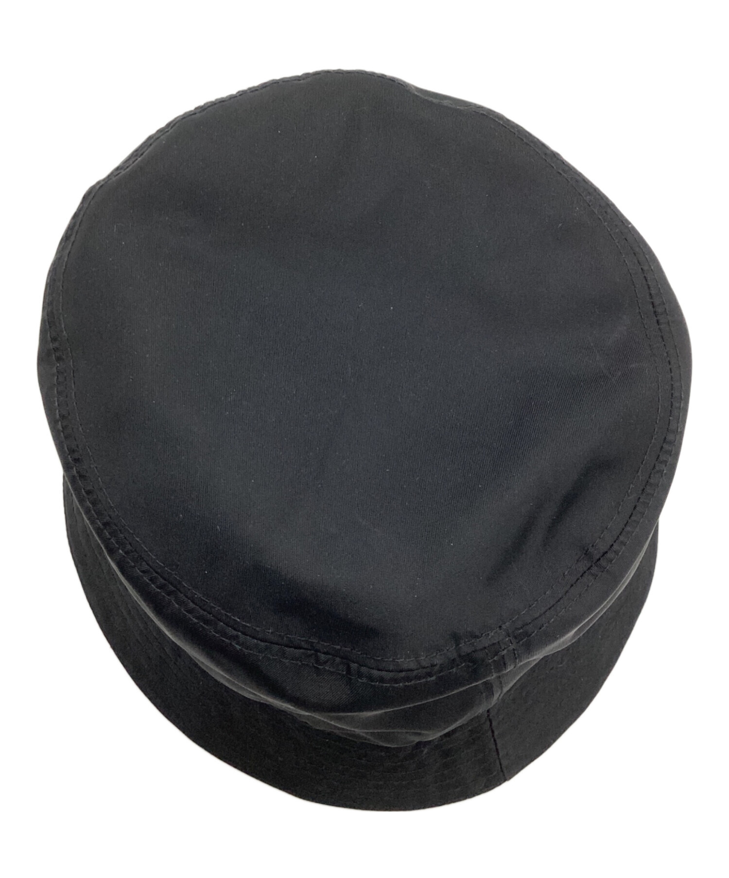 PRADA プラダ ブラック バケットハット ヴィンテージ加工　メンズLサイズ 中古・古着通販】PRADA (プラダ) Re-Nylon バケットハット ブラック