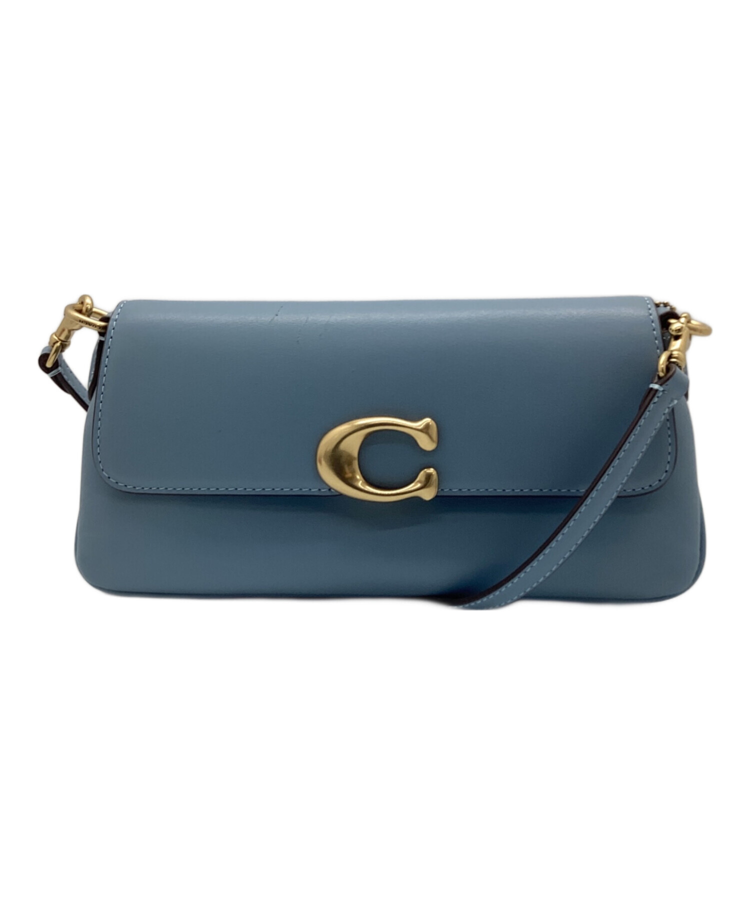 中古・古着通販】COACH (コーチ) 2WAYショルダーバッグ ブルー