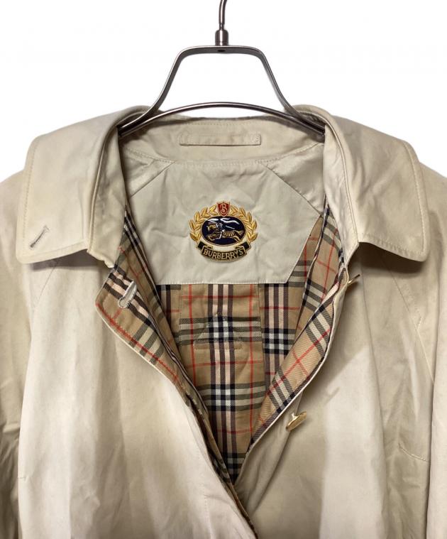 バーバリーズ　ステンカラーコート　金ボタン　ベルト　ノバチェック　9AR 中古・古着通販】Burberry's (バーバリーズ) 金釦ステンカラーコート