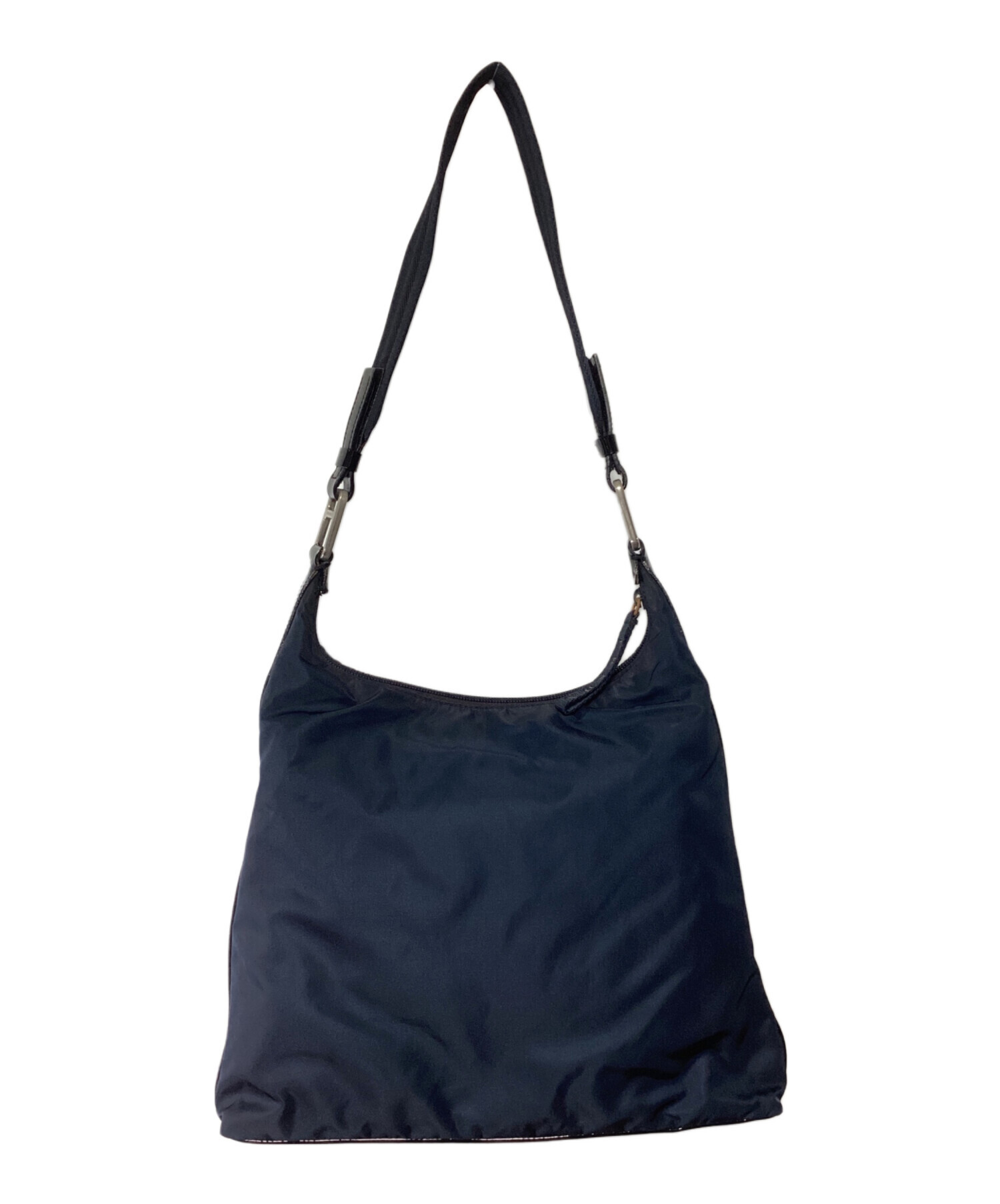 中古・古着通販】PRADA (プラダ) ナイロンショルダーバッグ ネイビー