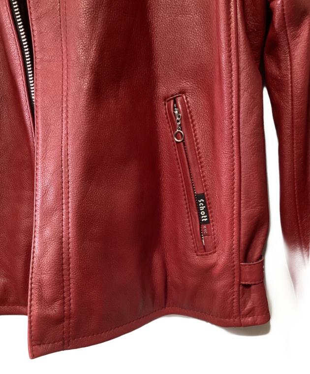 中古・古着通販】Schott (ショット) CLASSIC RACER JACKET レッド
