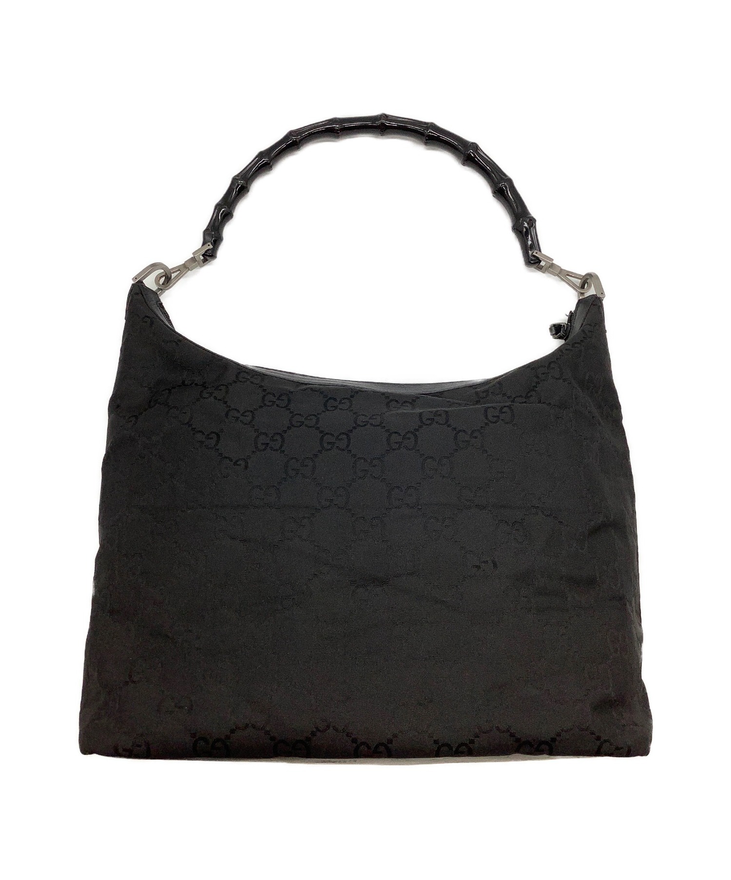 本物.美品　GUCCI グッチ　3way カバン　バッグ　　クラッチ　黒 中古・古着通販】GUCCI (グッチ) バンブーショルダーバッグ ブラック
